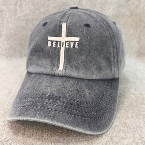 Believe Cross Unisex Unbranded Baseball Cap Embroidered Adjustable OSFM